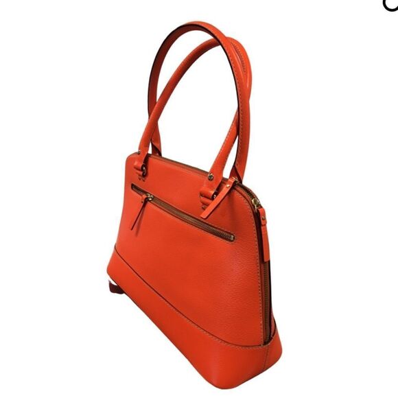 Kate‎ Spade Rachelle Wellesley Satchel Red Leather Shoulder Bag NWOT - Picture 2 of 10